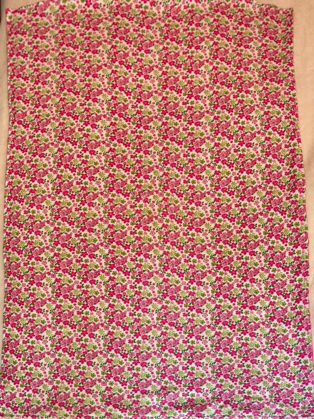 Plush Pink Floral Minky Throw or Baby Blanket - Soft Home Bedding